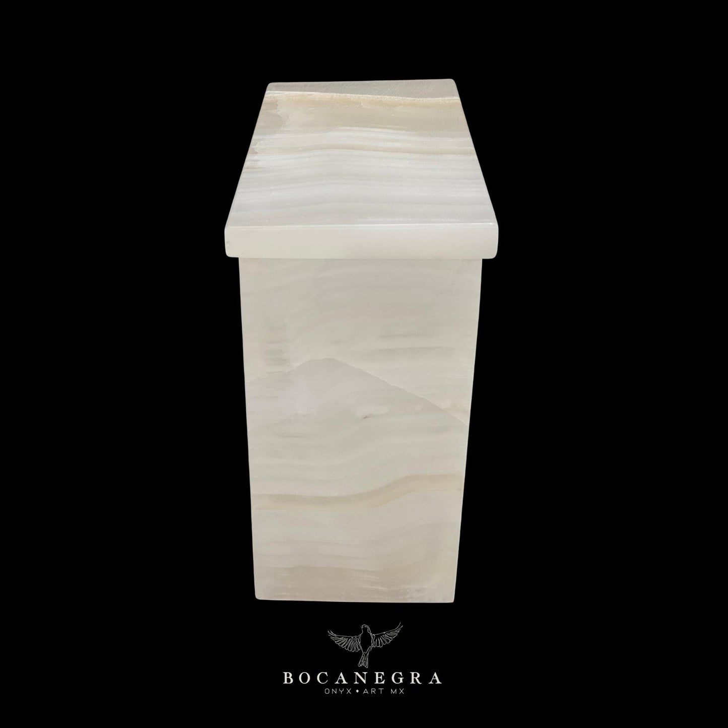 White Onyx Cremation Urn for Human or pet Ashes