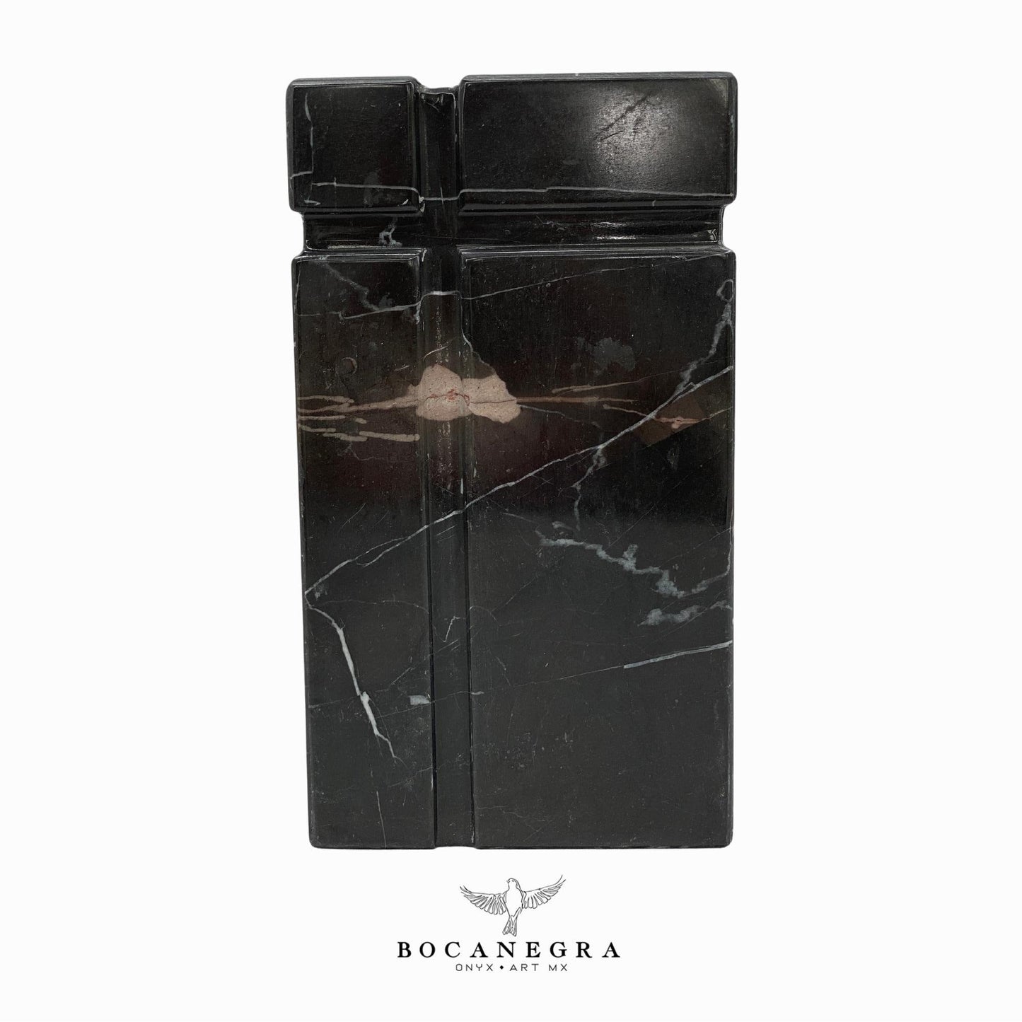Black Marble Cremation Urn for Human or pet Ashes