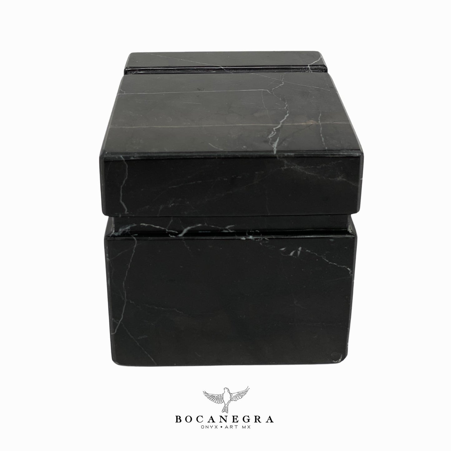 Gorgeous Black Marble Cremation Urn for Human or pet Ashes