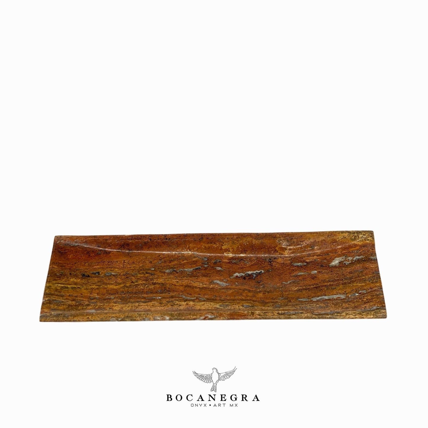 Copper Marble Vanity Tray - Rectangular Jewelry tray - Trinket plate