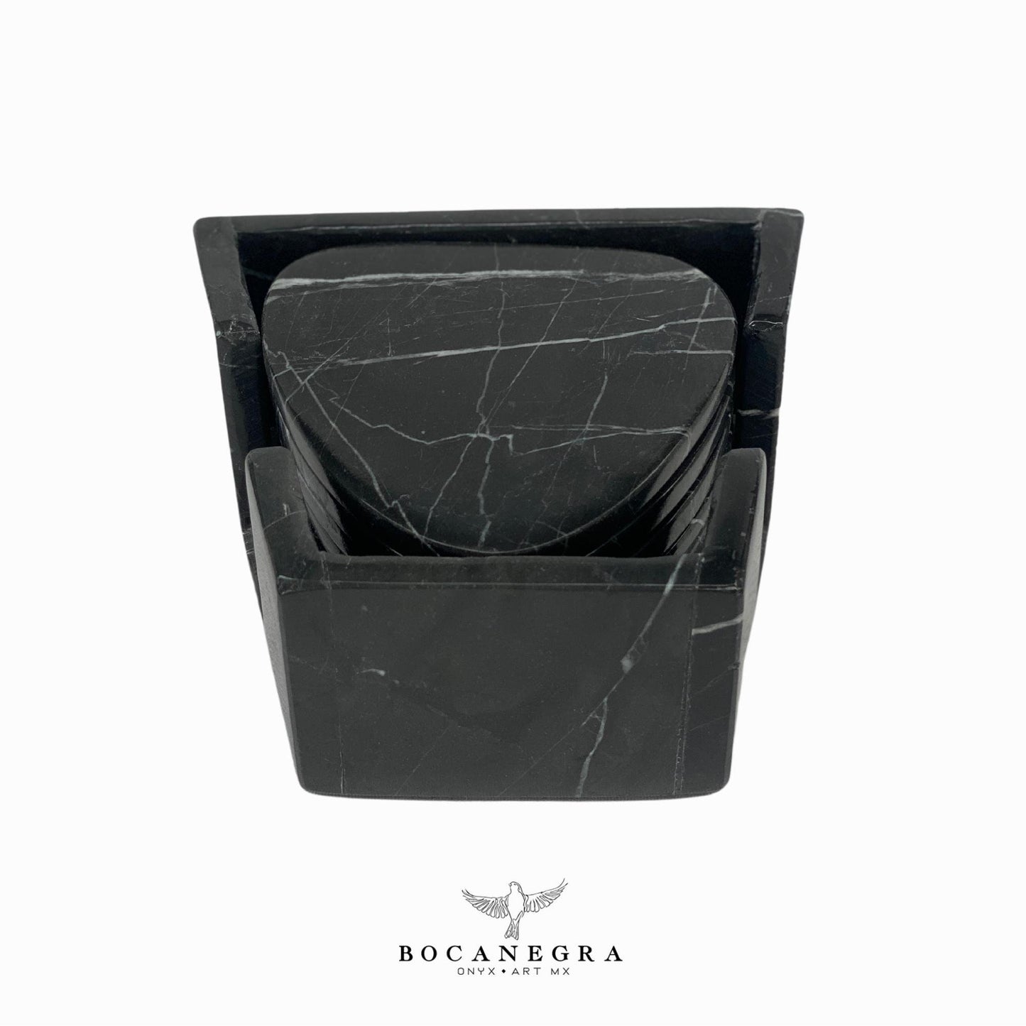 Coasters Set of 6 black Marble⎪Cup holder