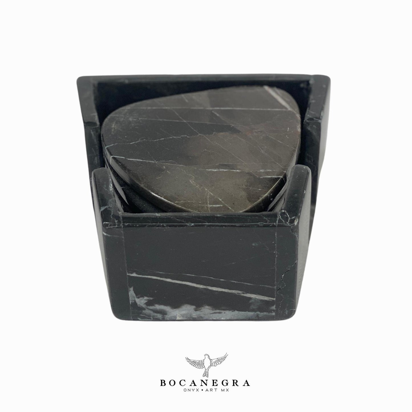 Coasters Set of 6 black Marble⎪Cup holder