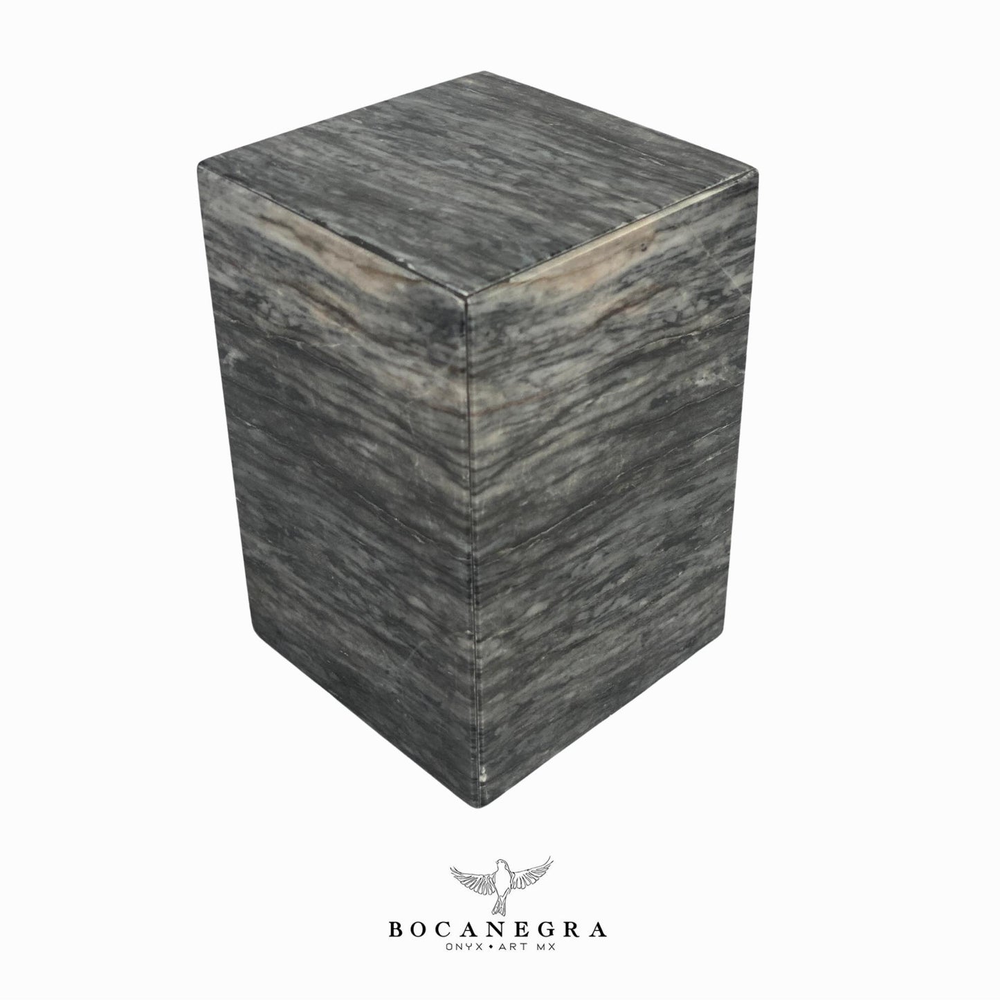 Gray Marble Cremation Urn for Human or pet Ashes