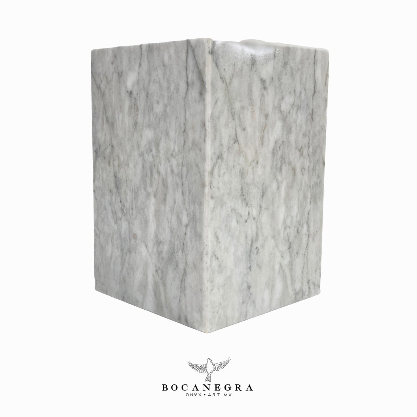 White Marble Cremation Urn for Human or pet Ashes