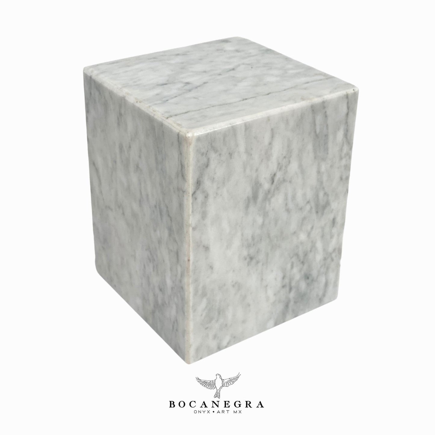 Unique White Marble Cremation Urn for Human or pet Ashes