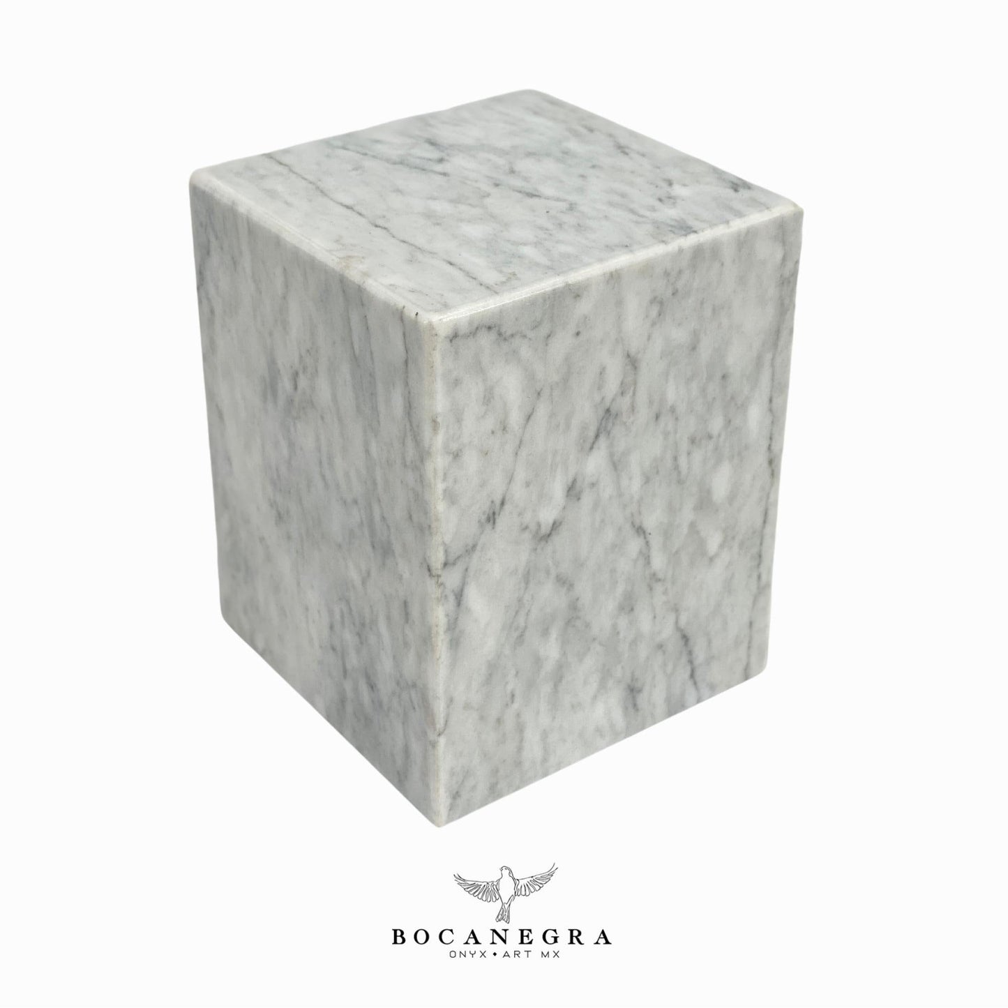 Unique White Marble Cremation Urn for Human or pet Ashes