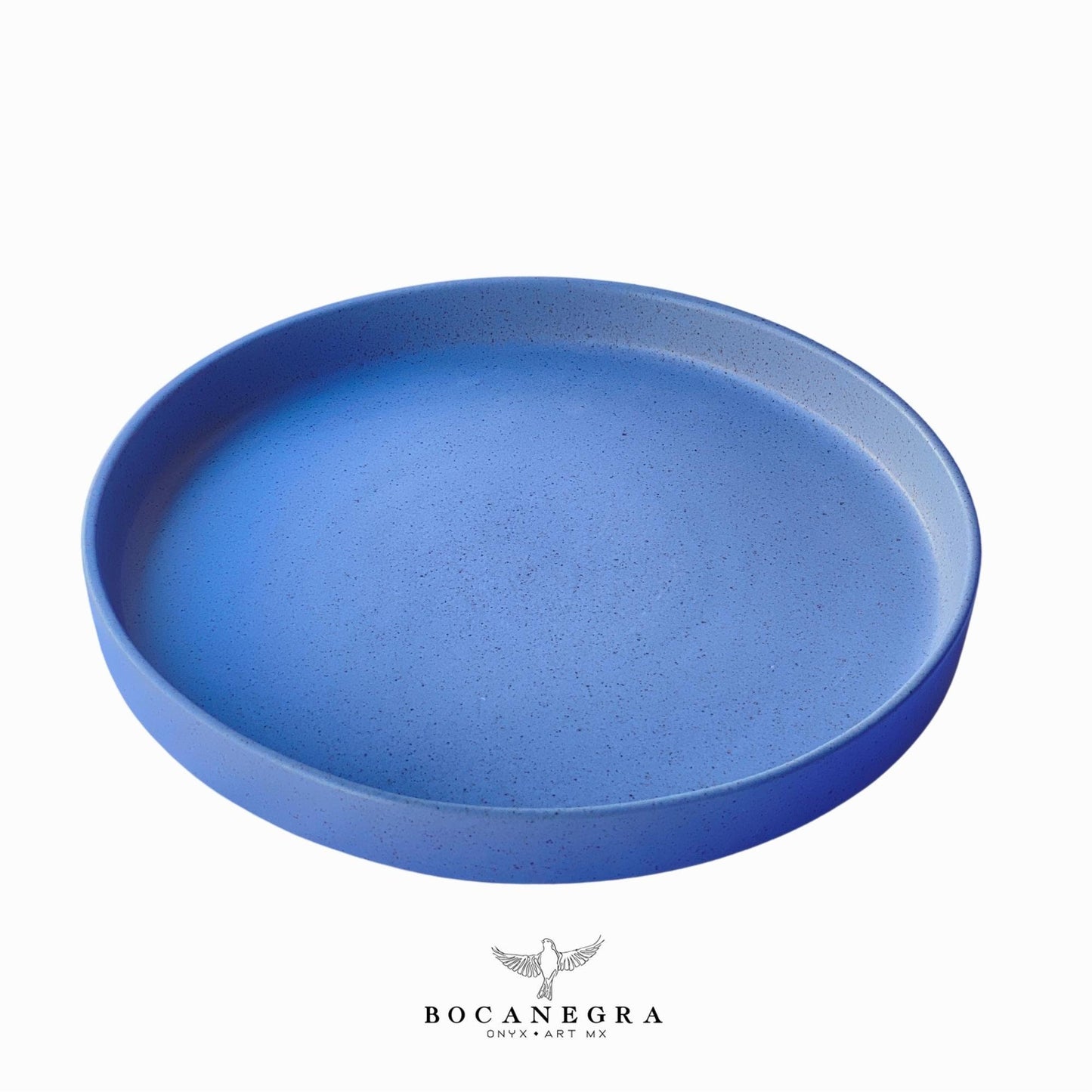 Handmade ceramic dinnerware set - Blue Ceramic tableware (5 piece set)