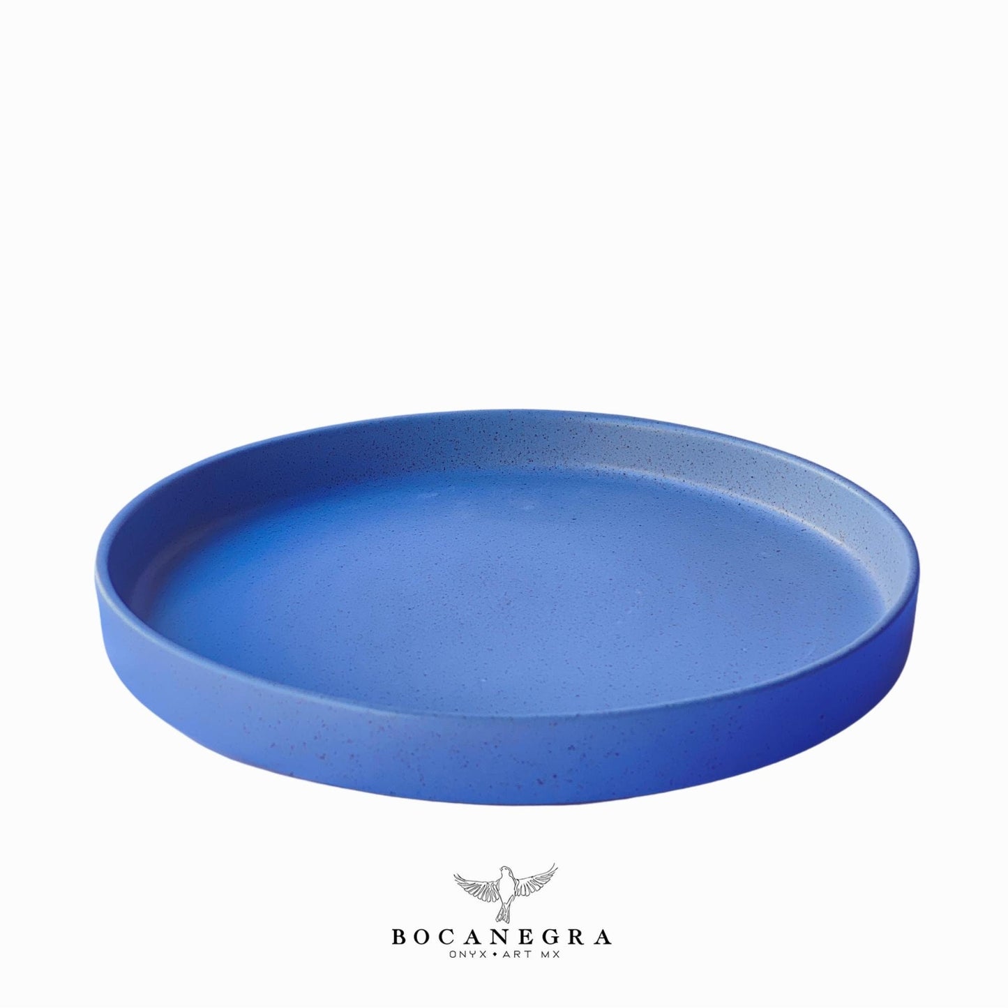 Handmade ceramic dinnerware set - Blue Ceramic tableware (5 piece set)