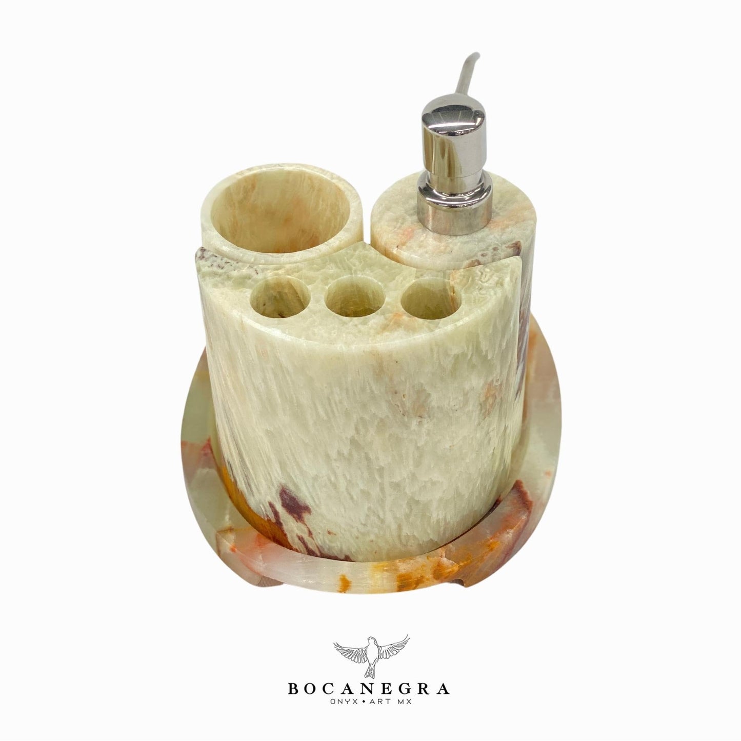 Gorgeous Bathroom Onyx Soap Dispenser Set | Soap Pump | Beauty & Care
