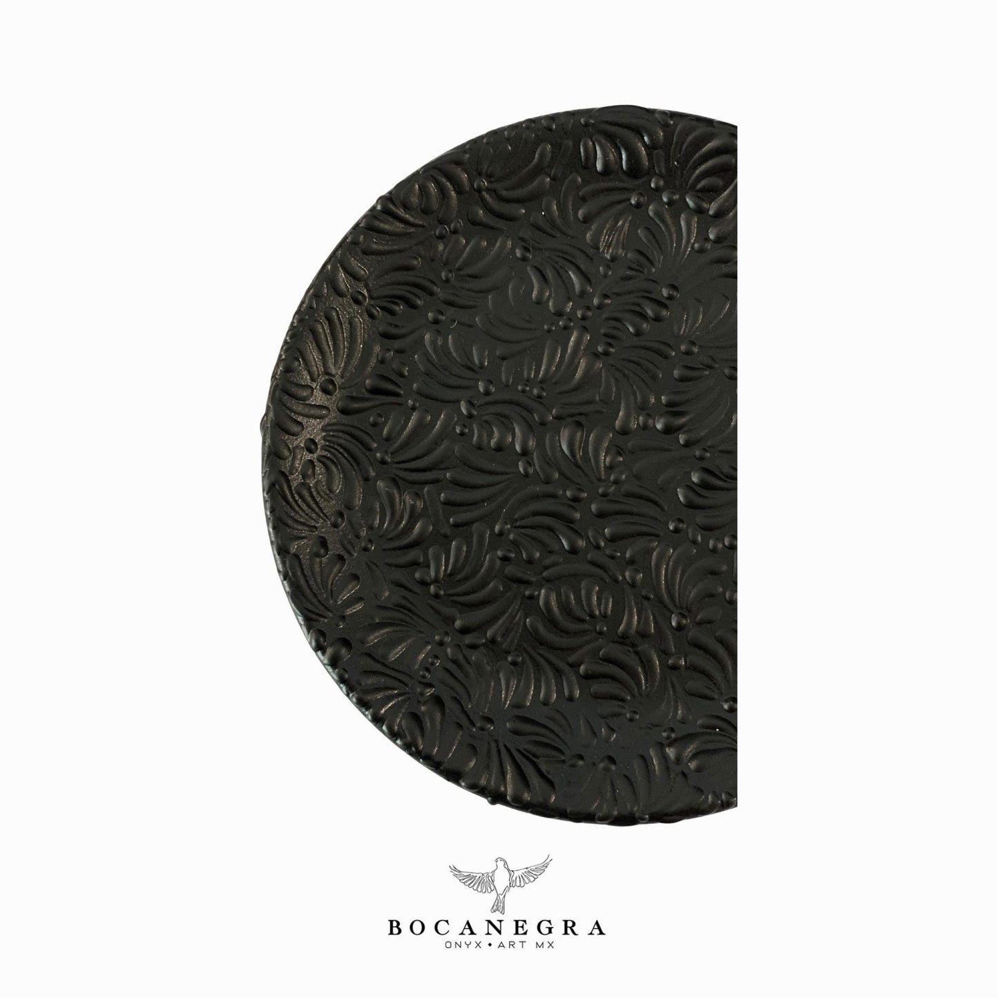 Talavera dinnerware personal set - Black tableware (5 piece set)