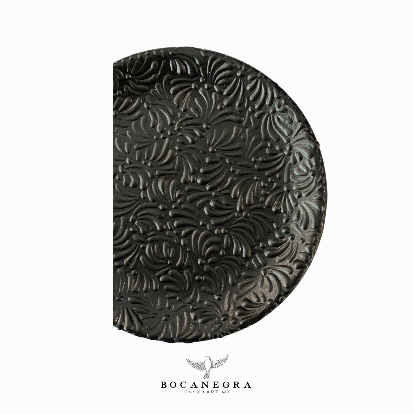 Talavera dinnerware personal set - Black tableware (5 piece set)