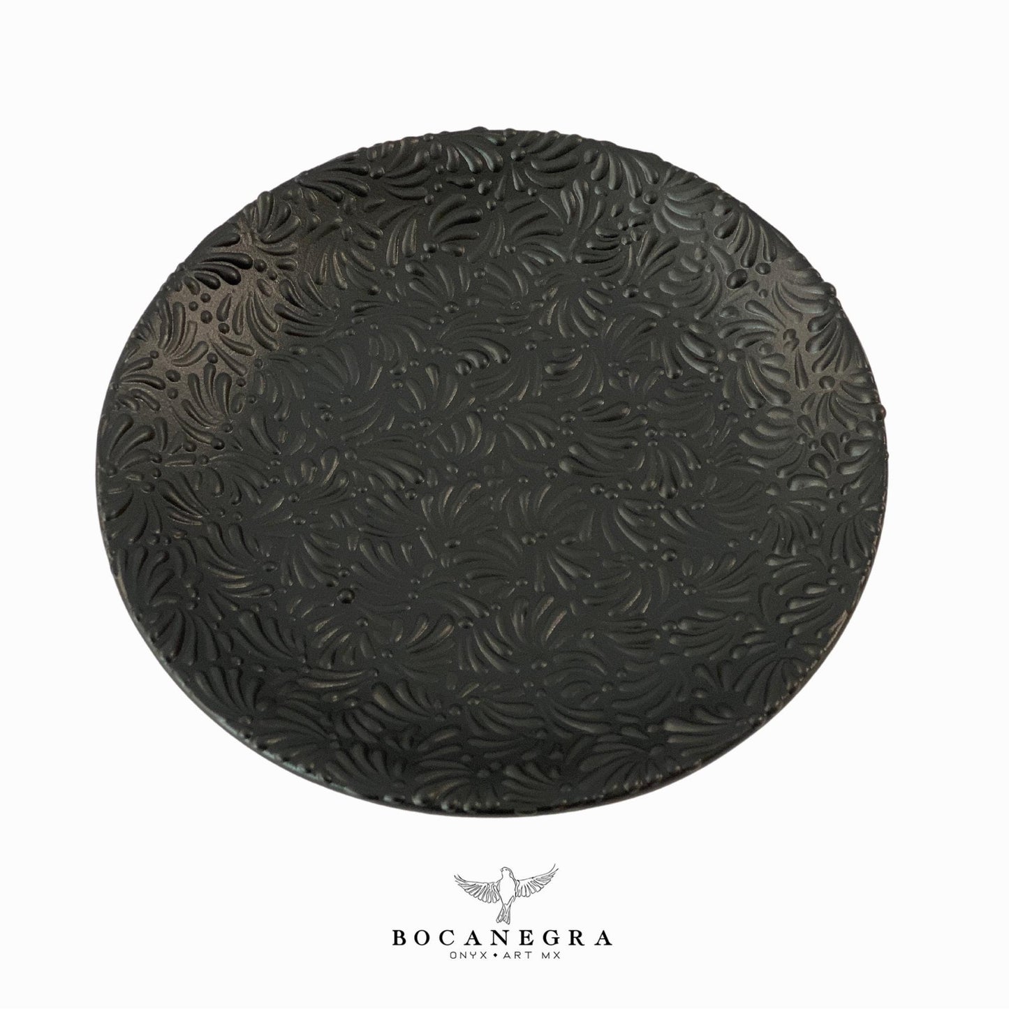 Talavera dinnerware personal set - Black tableware (5 piece set)