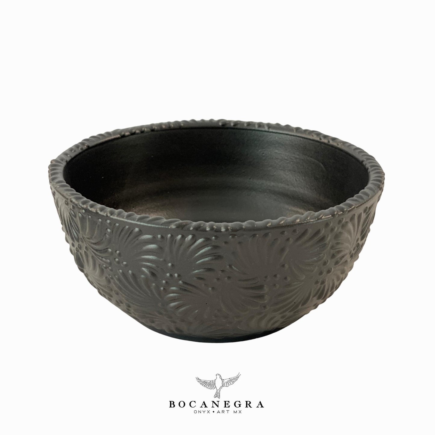 Talavera dinnerware personal set - Black tableware (5 piece set)