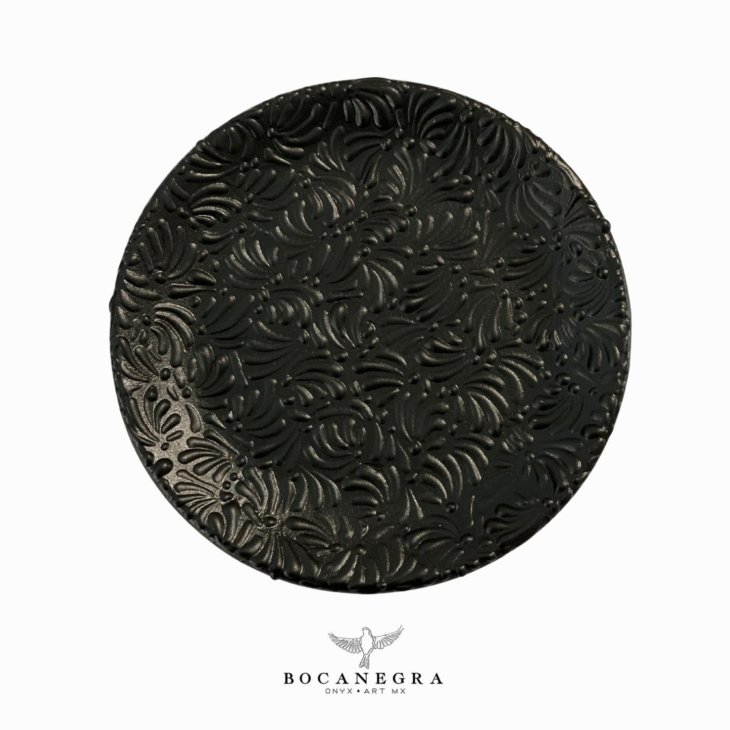 Talavera dinnerware personal set - Black tableware (5 piece set)