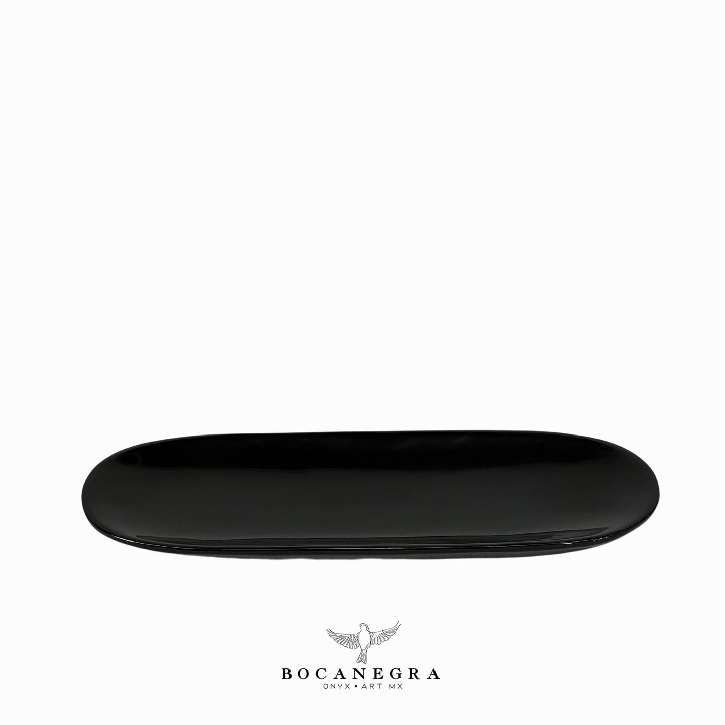 Stunning Black Marble Vanity Tray - Oval Jewelry tray - Trinket plate