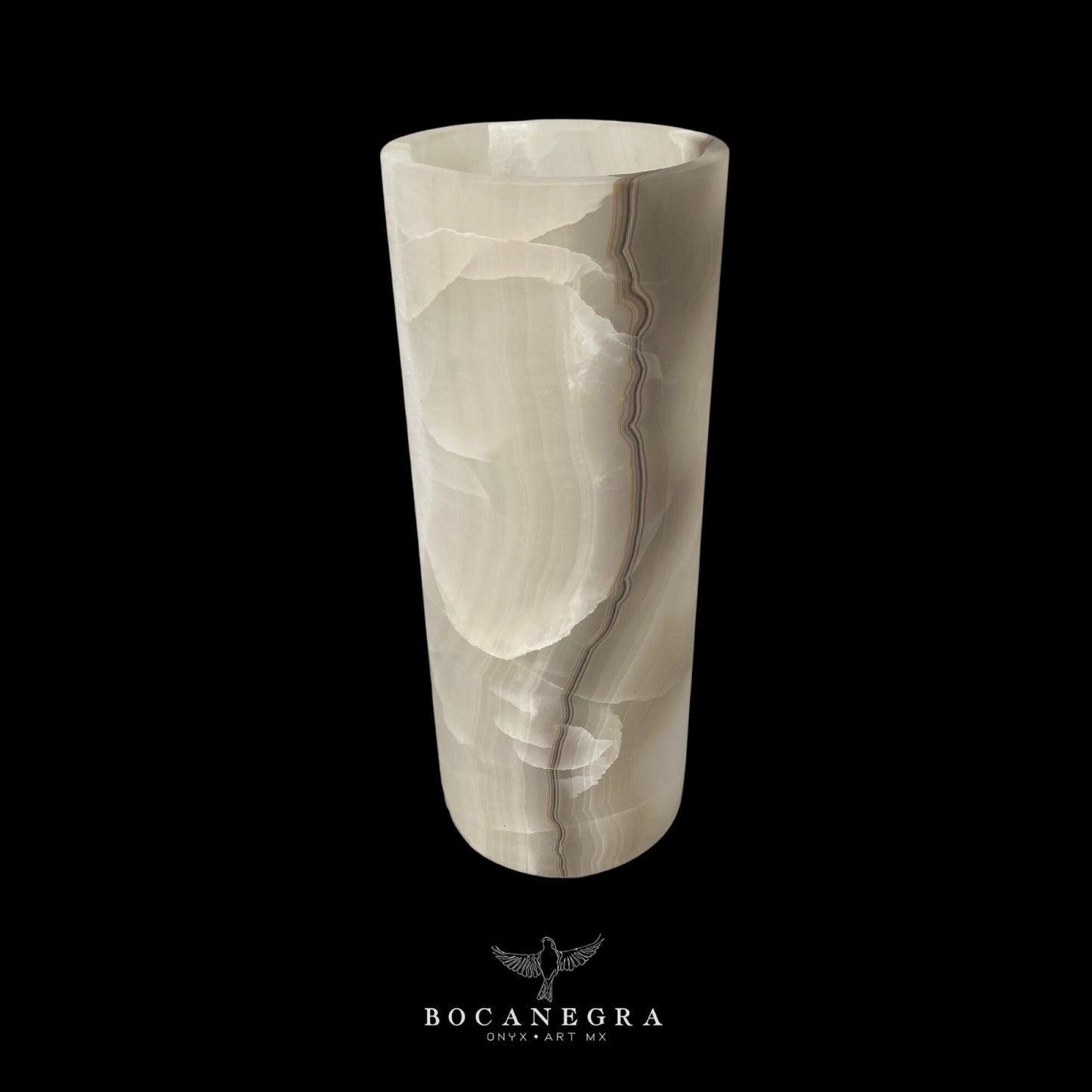 White Onyx Stone Lamp - Table Lamp - Home Decor