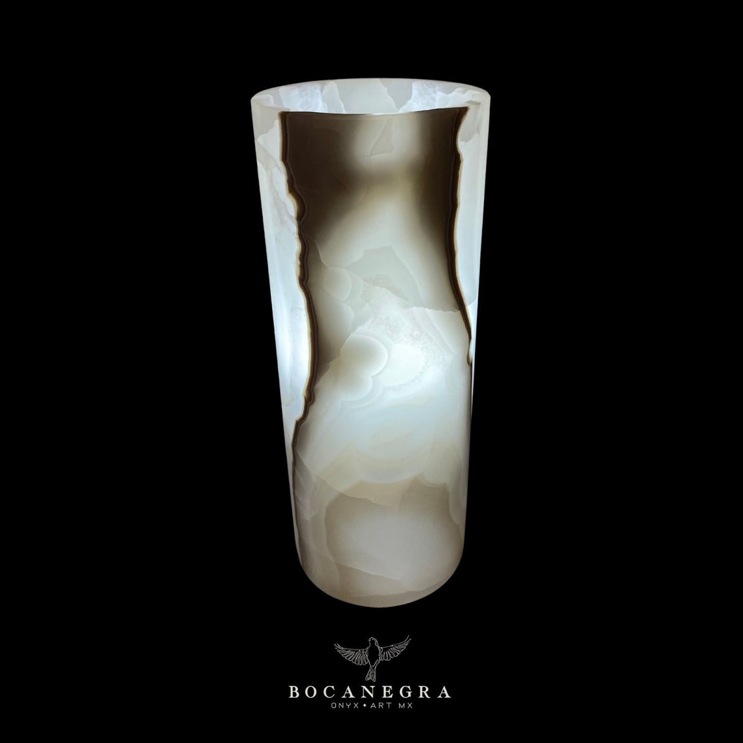 White Onyx Stone Lamp - Table Lamp - Home Decor
