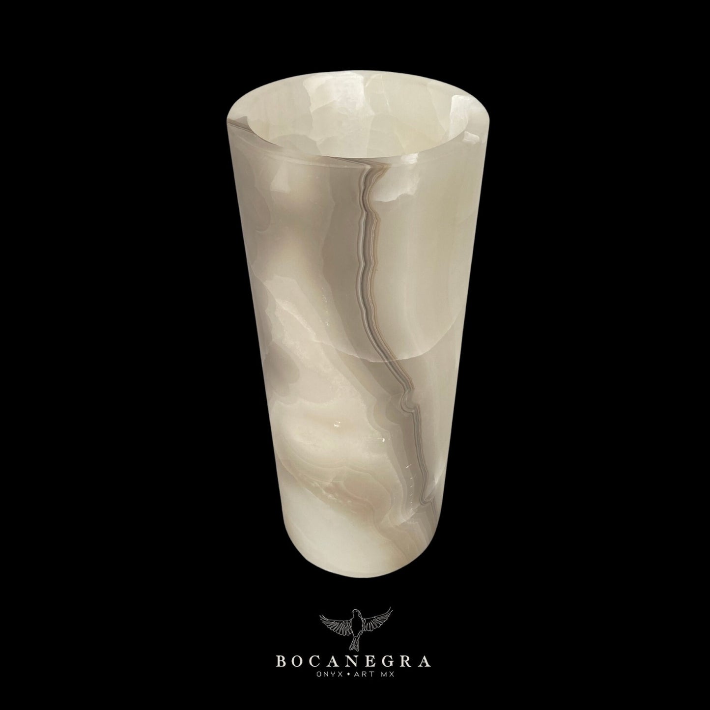 White Onyx Stone Lamp - Table Lamp - Home Decor