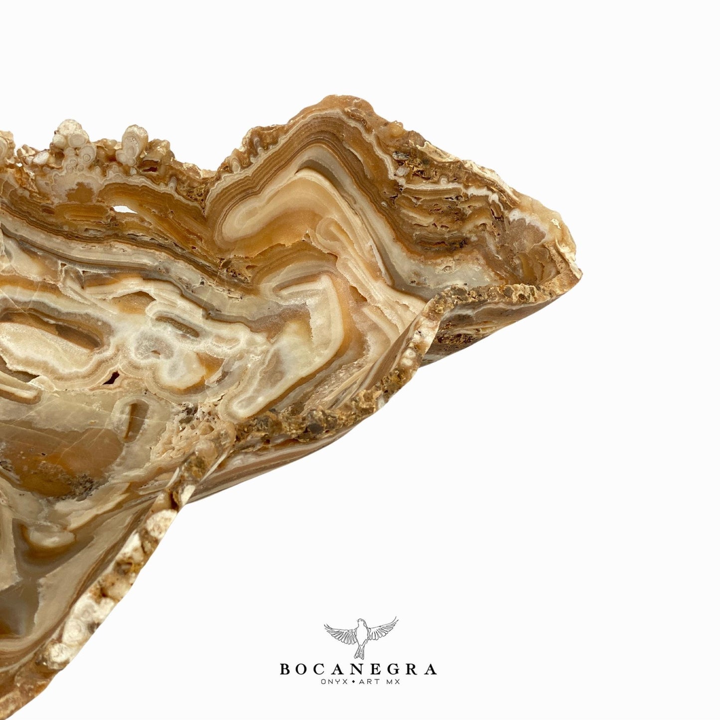 Brown & Beige Decorative Onyx Bowl - Centerpiece - Fruit platter