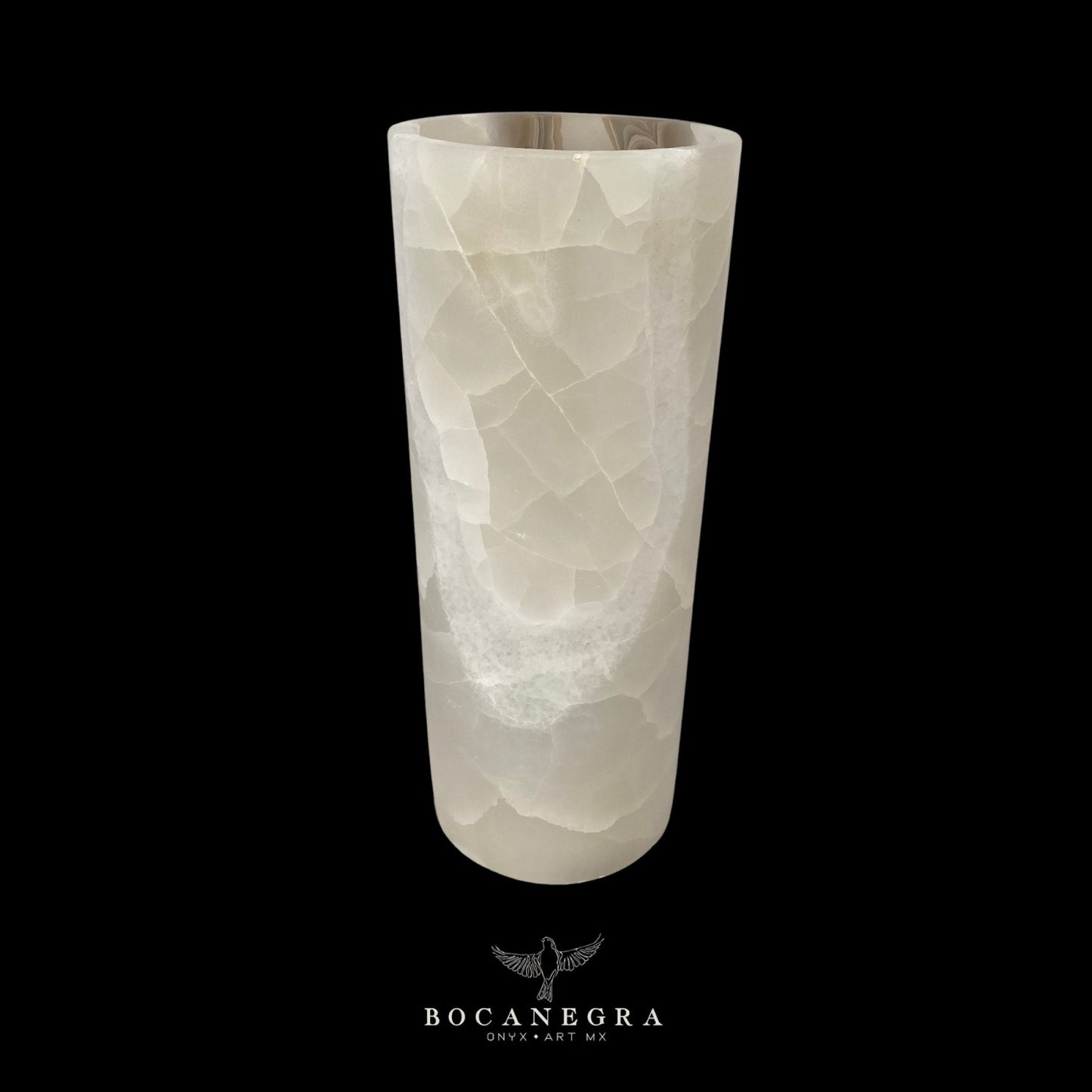 White Onyx Stone Lamp - Table Lamp - Home Decor