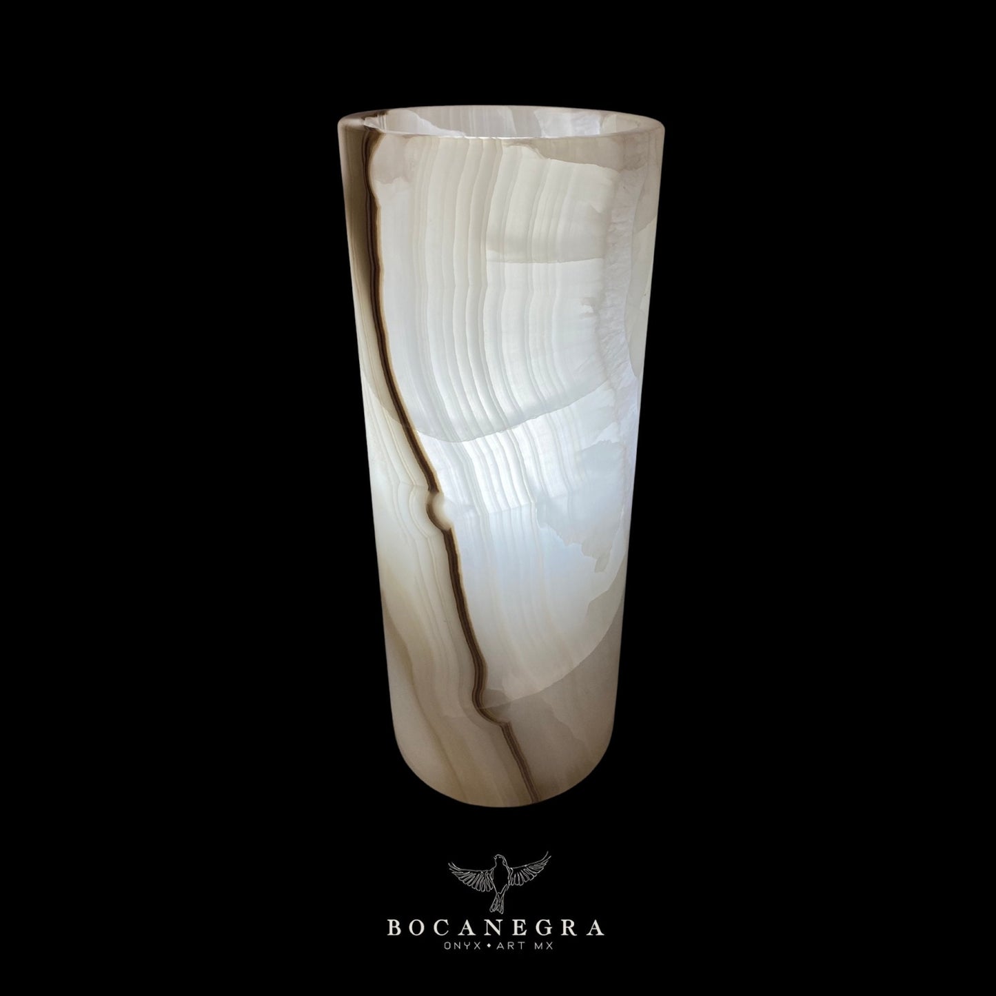 White Onyx Stone Lamp - Table Lamp - Home Decor