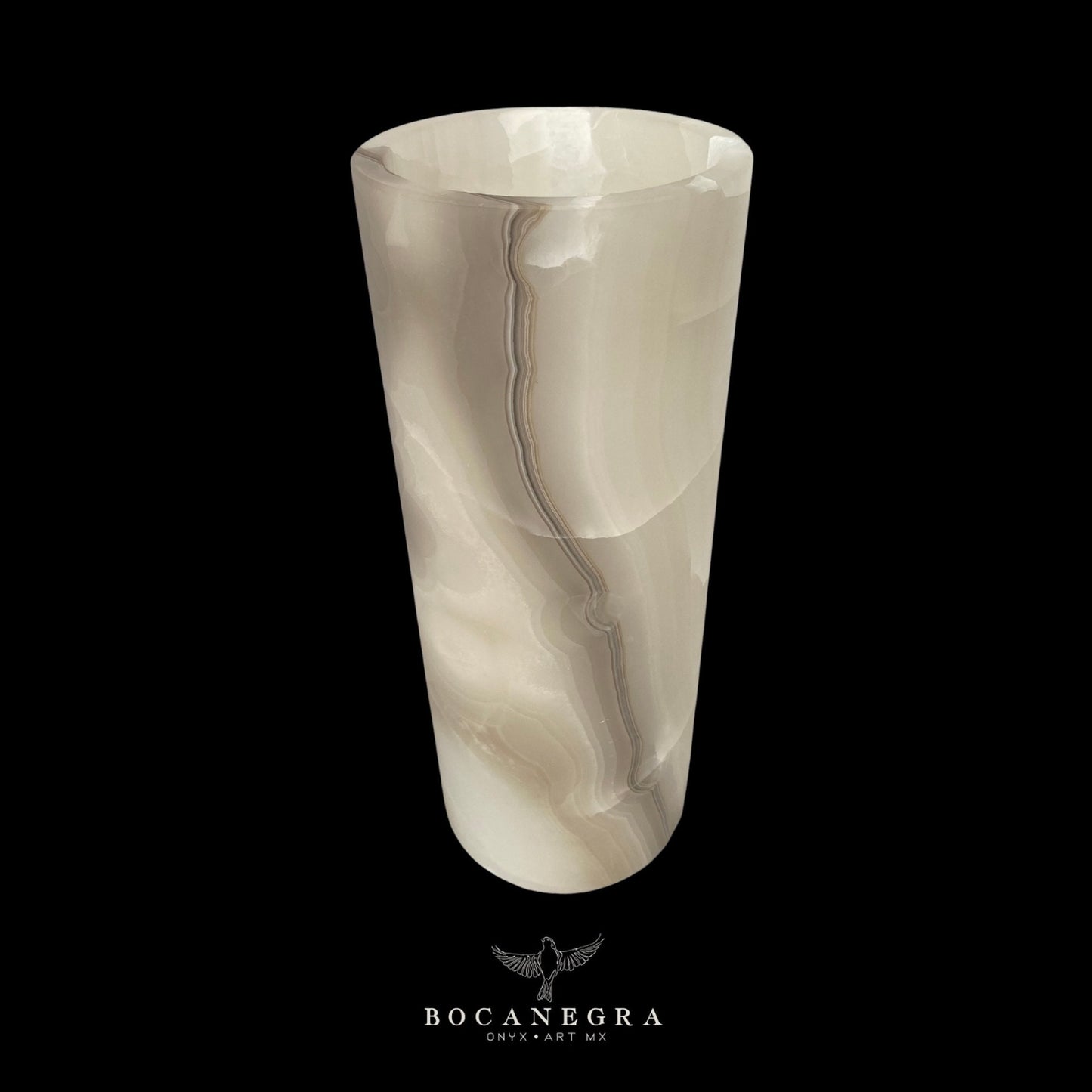 White Onyx Stone Lamp - Table Lamp - Home Decor