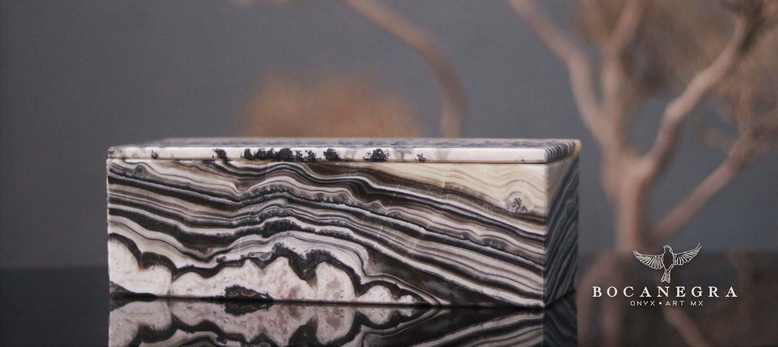 Beautiful Zebra Onyx Jewelry Box