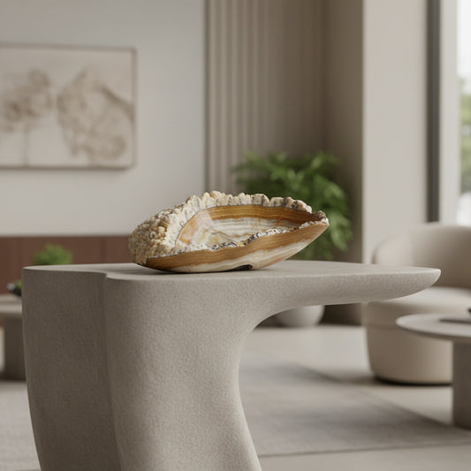 Rare & Unique Onyx Bowl - Centerpiece - Fruit Platter