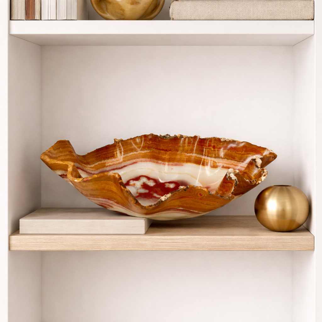 Decorative Onyx Bowl | Moscoso Vein
