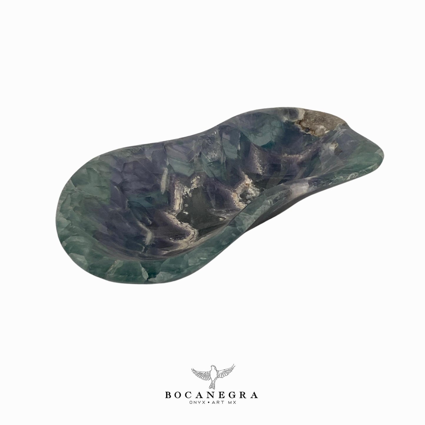 Fluorite Decorative Bowl - Centerpiece - Fruit Platter - Elegant Bowl - Handcrafted Beauty for Your Home