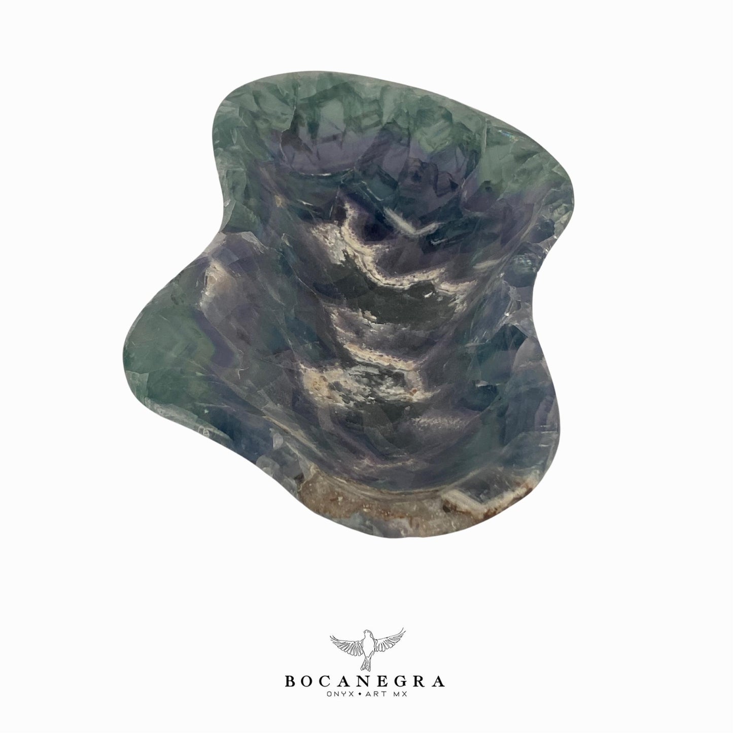 Fluorite Decorative Bowl - Centerpiece - Fruit Platter - Elegant Bowl - Handcrafted Beauty for Your Home