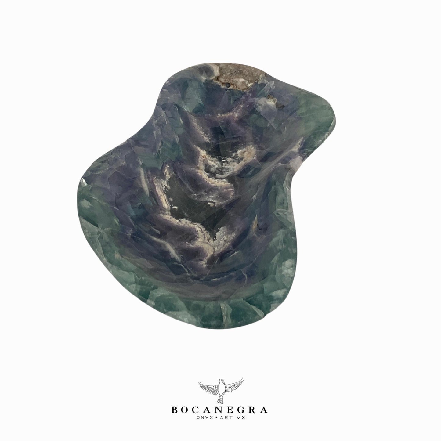 Fluorite Decorative Bowl - Centerpiece - Fruit Platter - Elegant Bowl - Handcrafted Beauty for Your Home