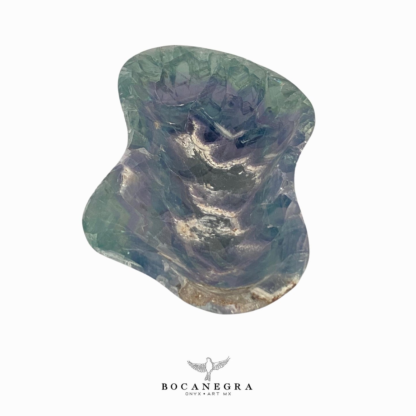 Fluorite Decorative Bowl - Centerpiece - Fruit Platter - Elegant Bowl - Handcrafted Beauty for Your Home