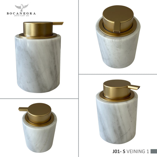 Handmade Marble Soap Dispenser - Simple Elegance for Your Home