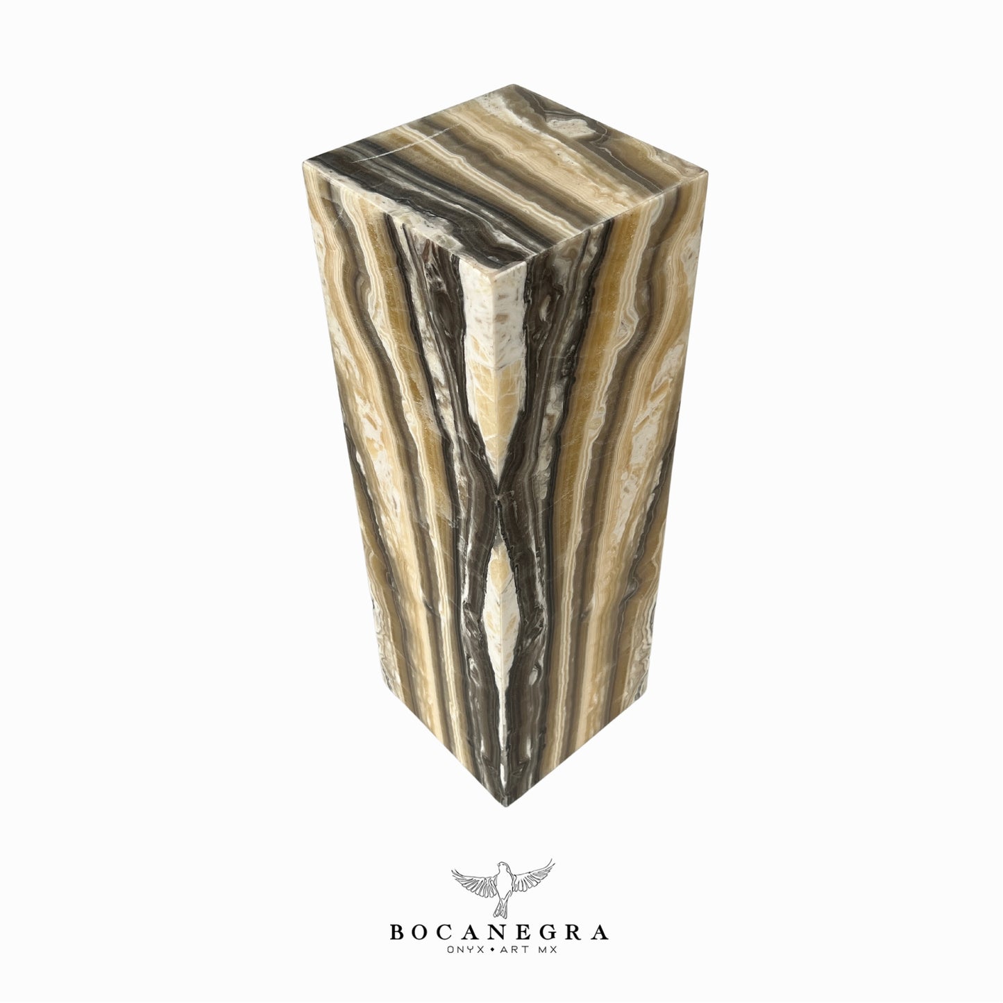 Beige & Black Onyx Decorative Lamp - Table lamp - HomeDecor