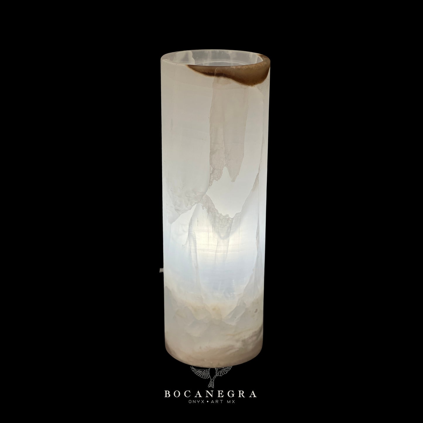White Onyx Stone Lamp - Table Lamp - Home Decor