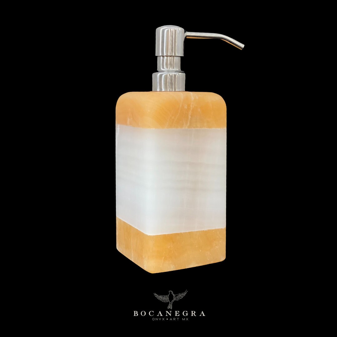 Gold Onyx Soap Dispenser | Soap Pump | Beauty & Care