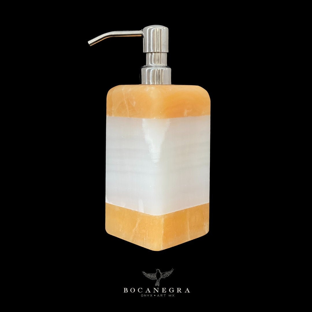Gold Onyx Soap Dispenser | Soap Pump | Beauty & Care
