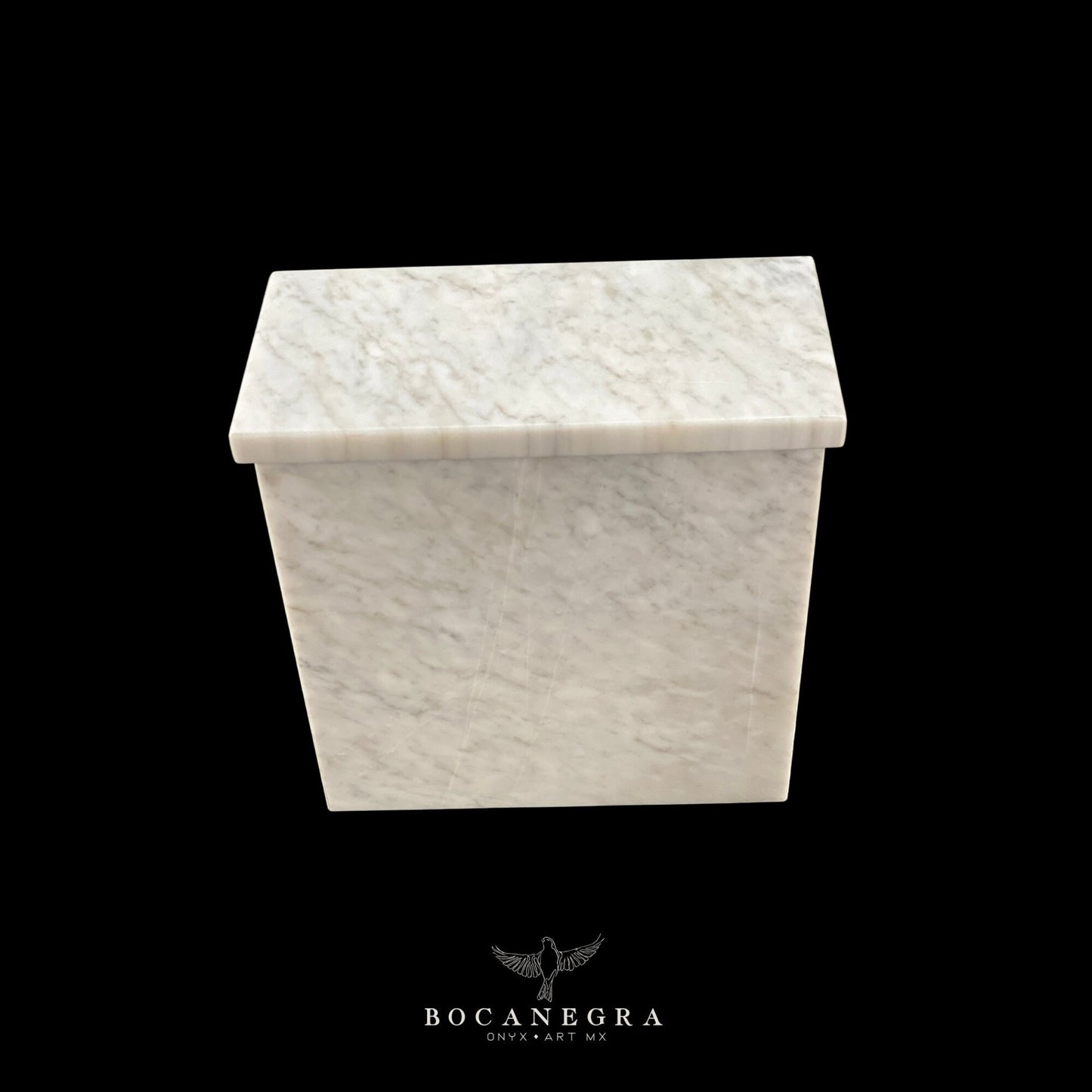 White Marble Urn for human or pet ashes | Cremation Urn |