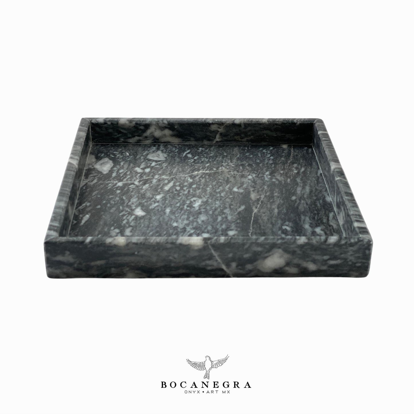 Gray Marble Vanity Tray - Jewelry tray - Trinket plate