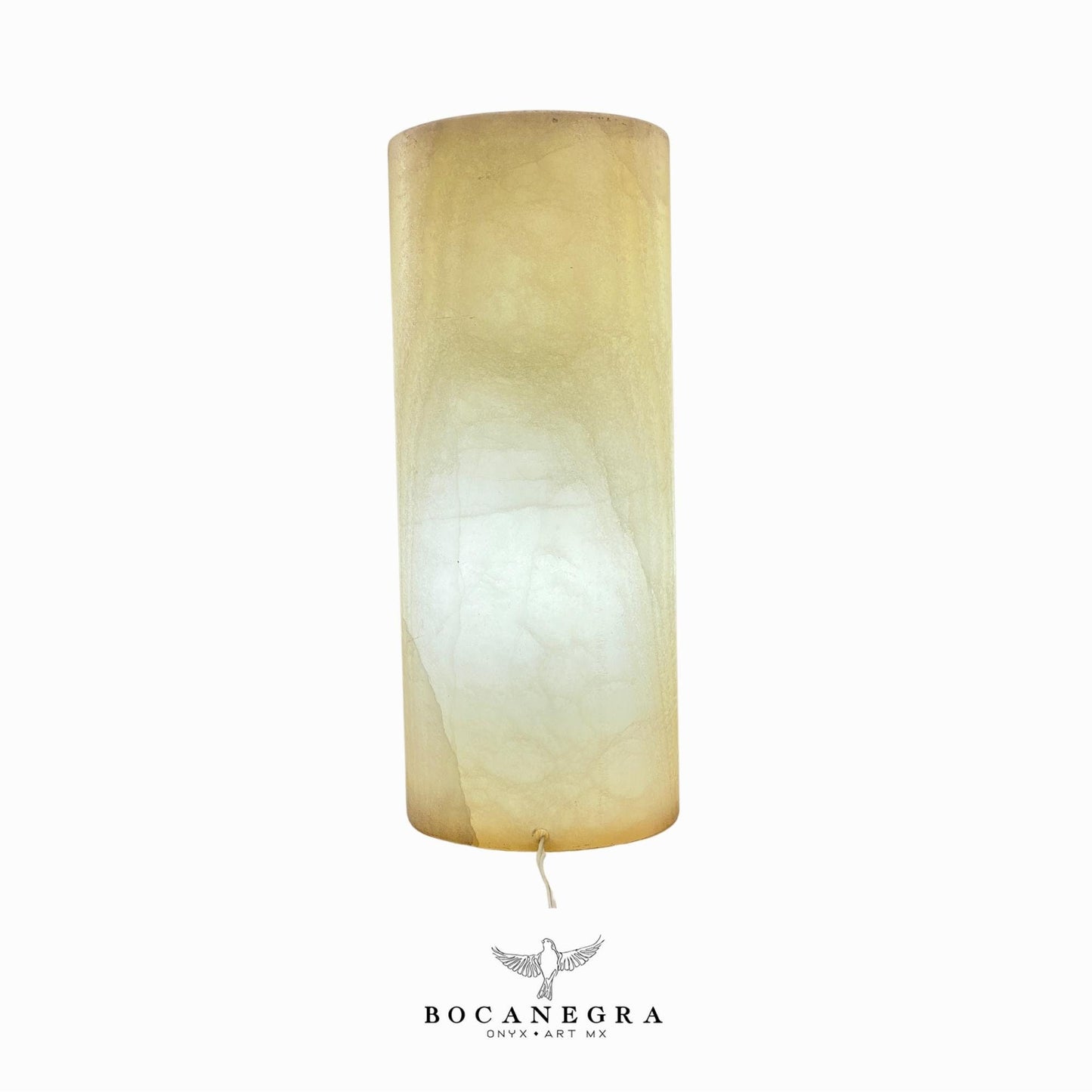 Beige and Yellow Onyx Stone Lamp - Table Lamp - Home Decor