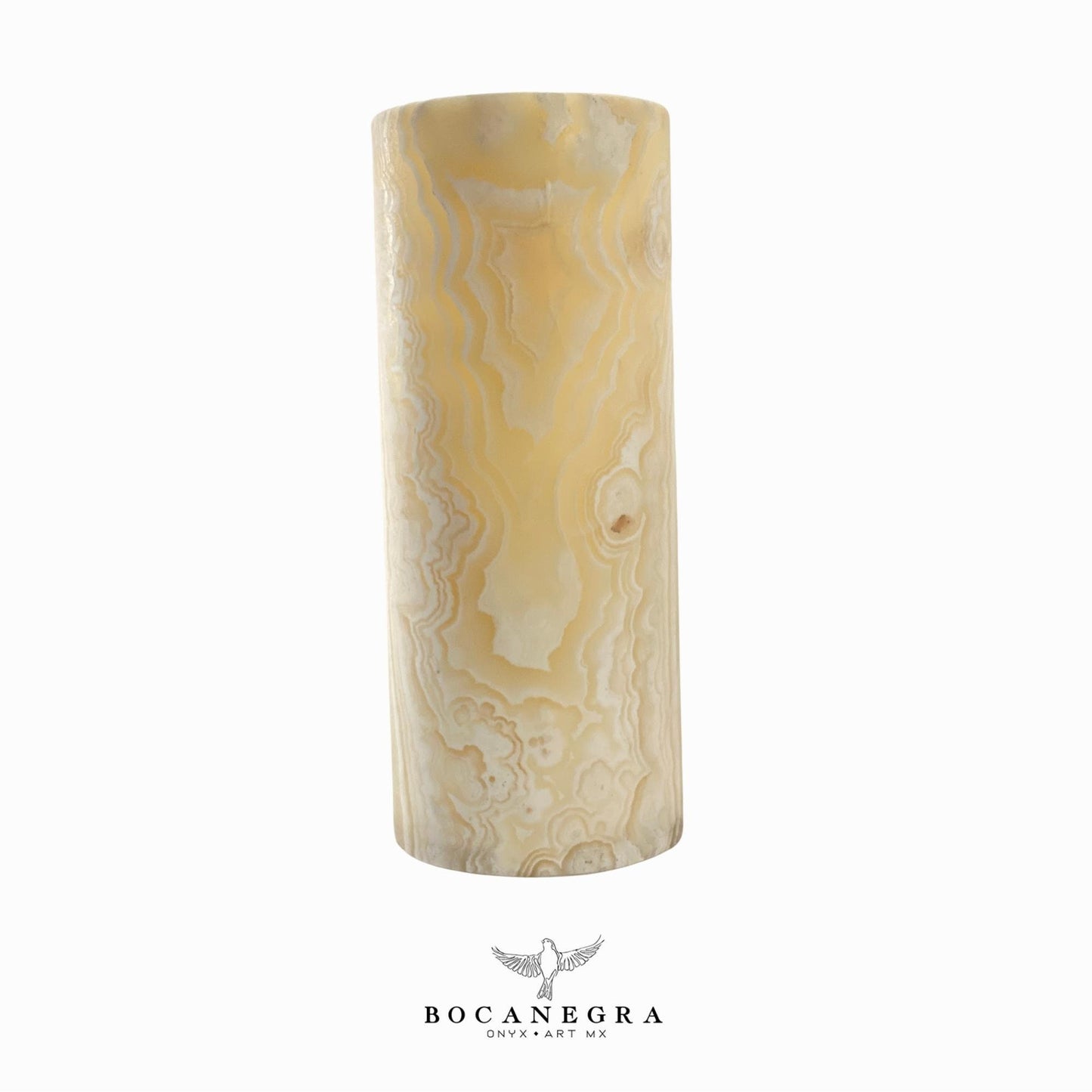 Beige and Yellow Onyx Stone Lamp - Table Lamp - Home Decor