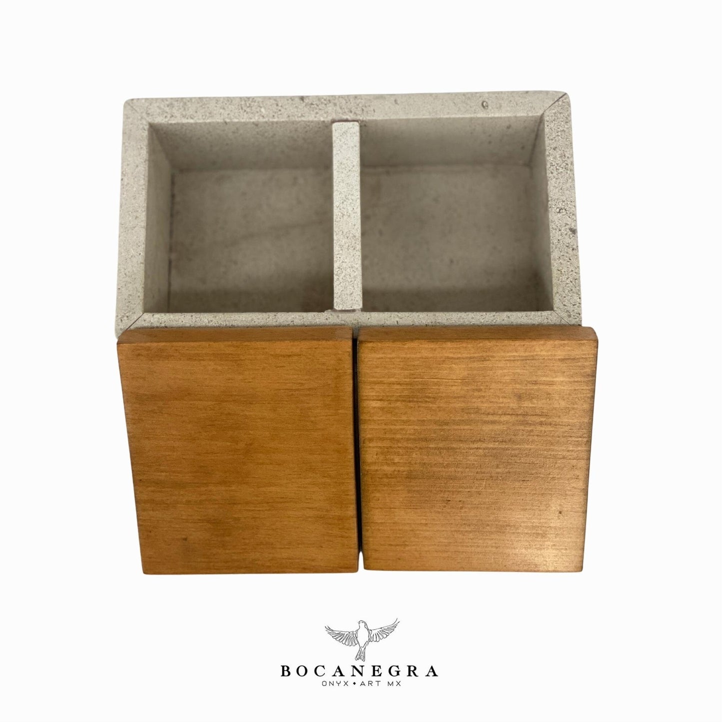 Beige Marble Rectangular Jewelry Box - Organizer - Storage Box