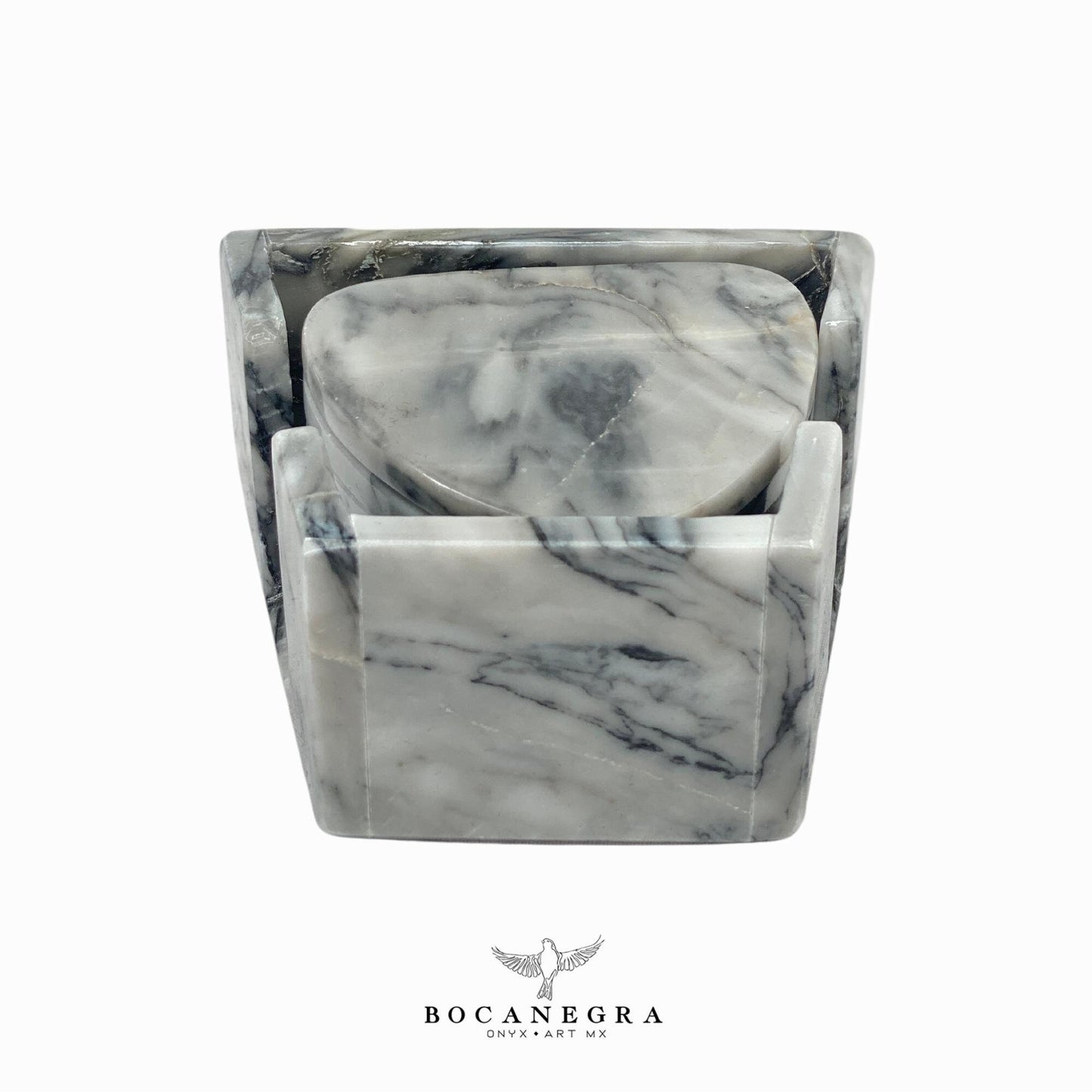 Coasters Set of 6 gray Marble⎪Cup holder