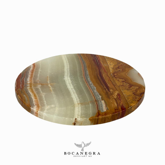 Brown Onyx Rotating Tray (13-inch) - Lazy Susan