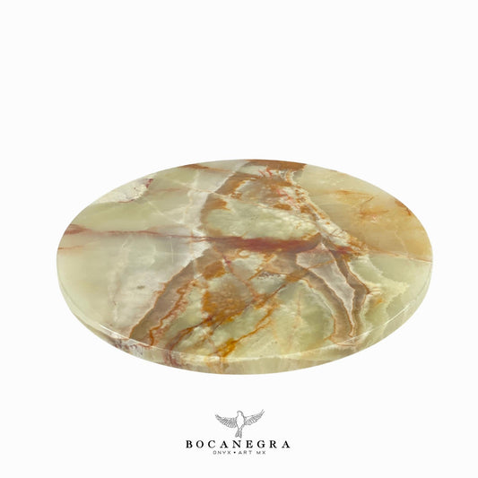 Beige Onyx Rotating Tray (16-inch) - Lazy Susan